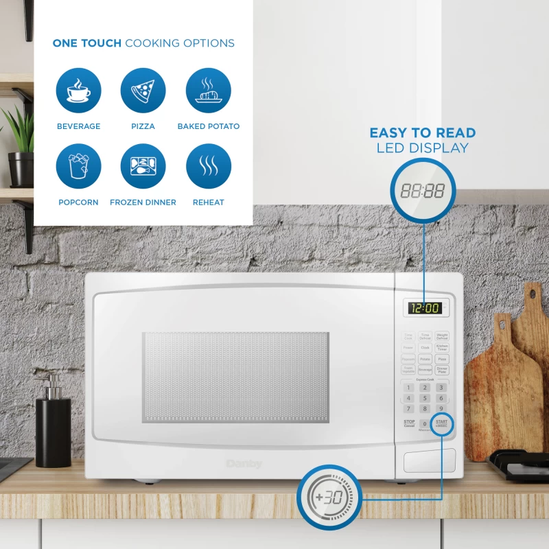 0.9 cu. ft. Countertop Microwave DBMW0920BWW
