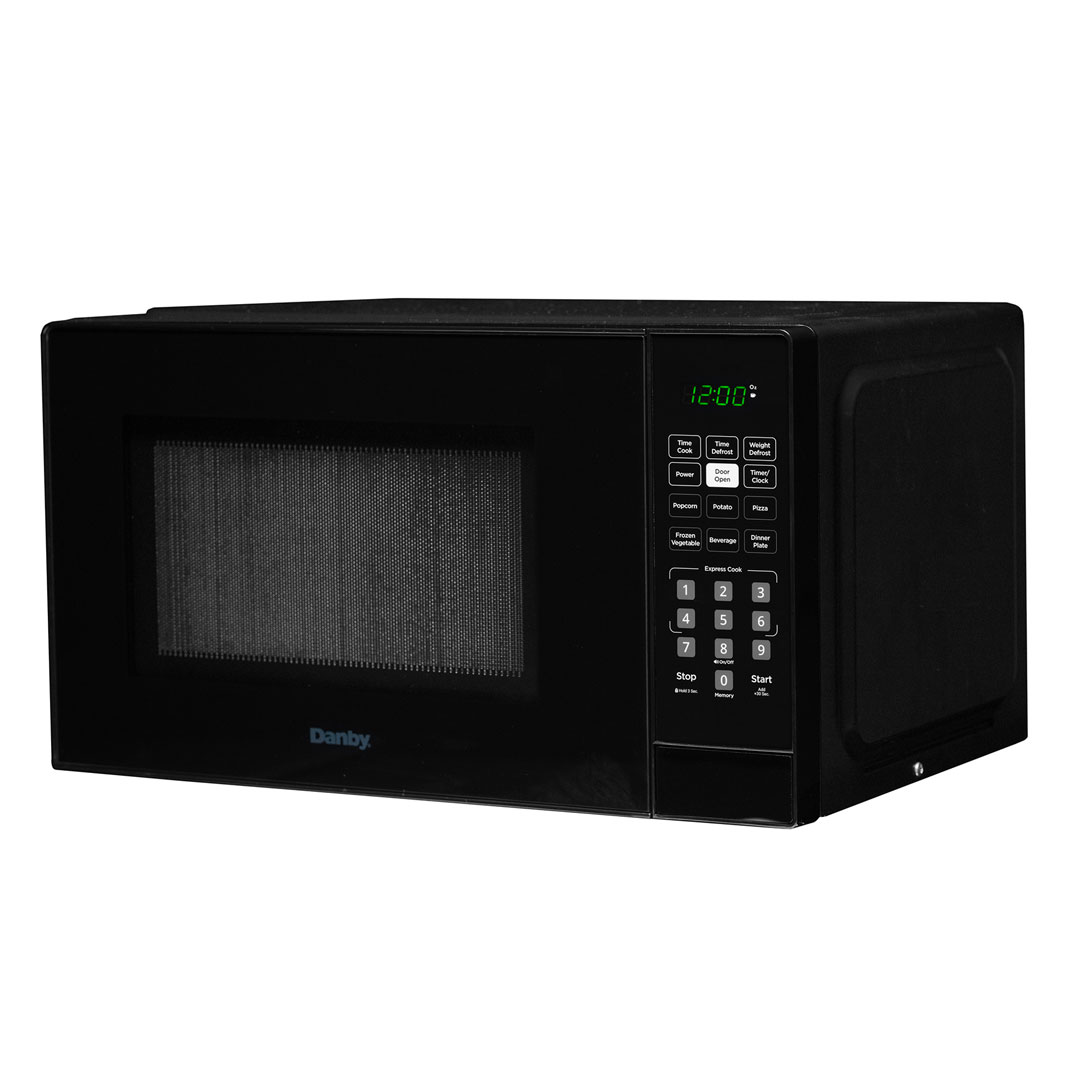 1.1 cu. ft. Countertop Microwave in Black view 3