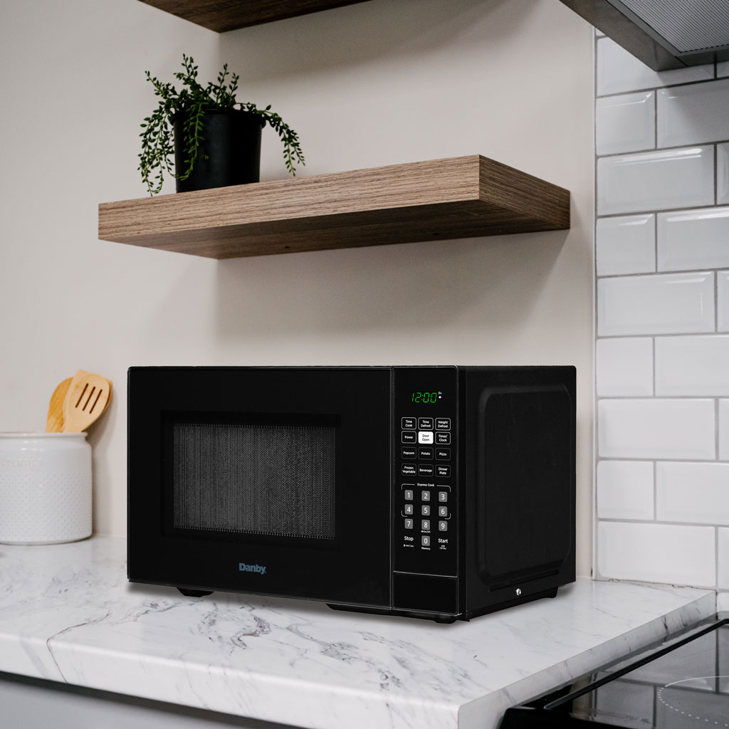 1.1 cu. ft. Countertop Microwave in Black view 5