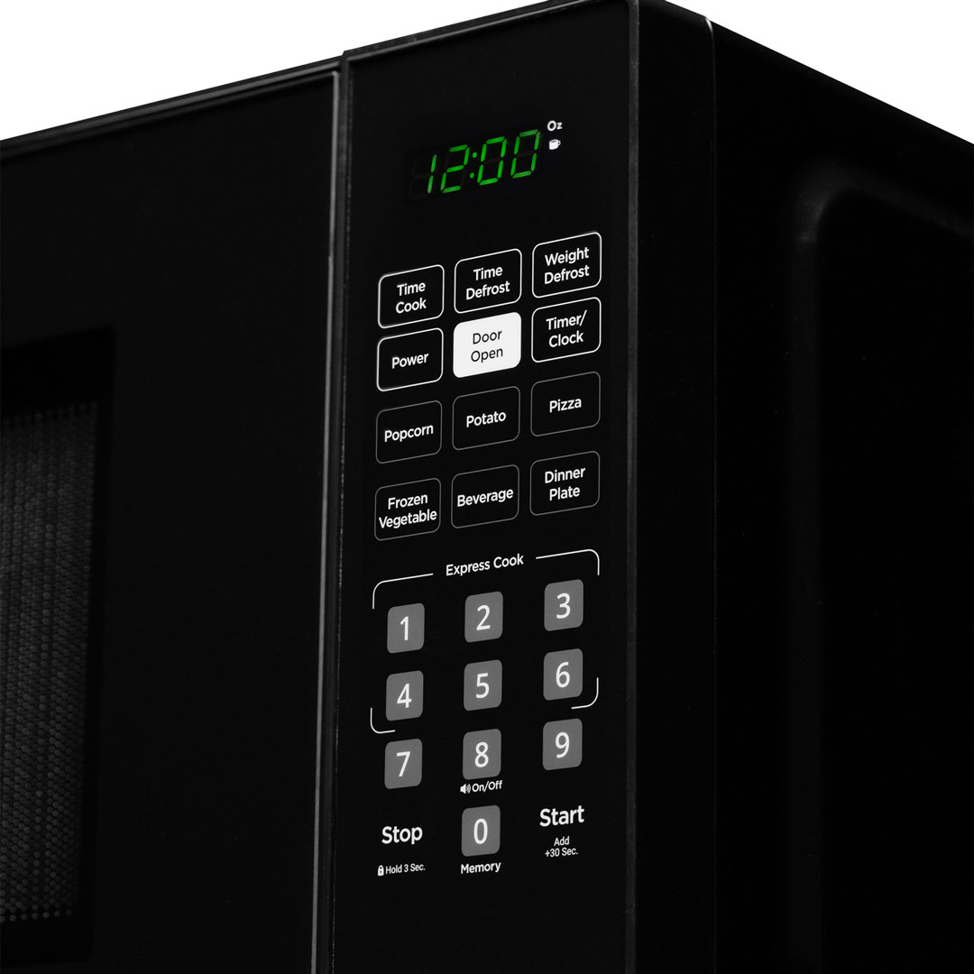 1.1 cu. ft. Countertop Microwave in Black view 8