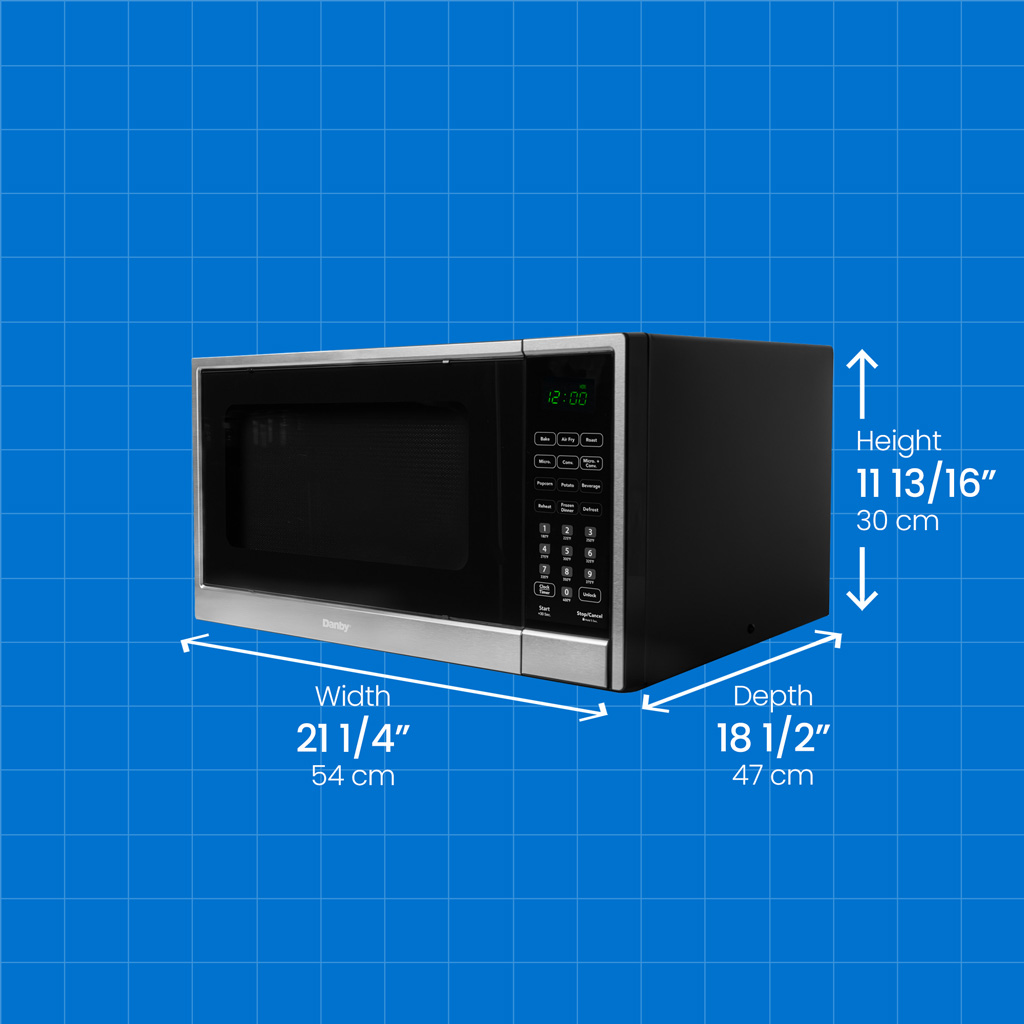 1.3 cu. ft. Countertop Microwave in Stainless Steel DBMW1361ABSS