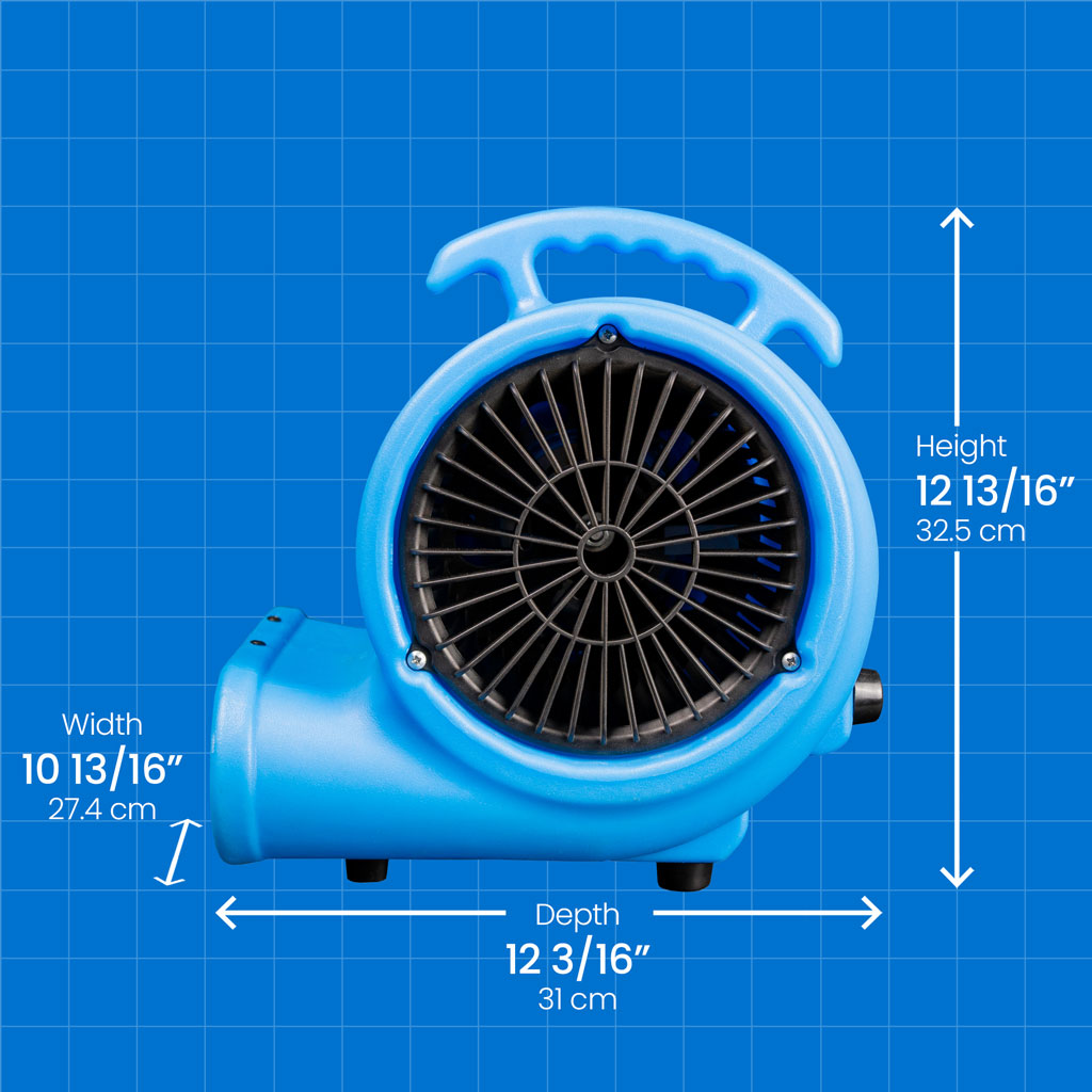 Air Mover Blower Fan 1/5 Hp In Blue DBSF02021UD51