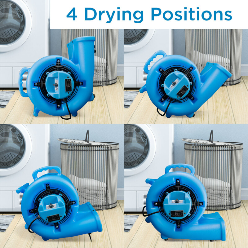 1/2 HP Air Mover Blower Fan in Blue DBSF05021UD51