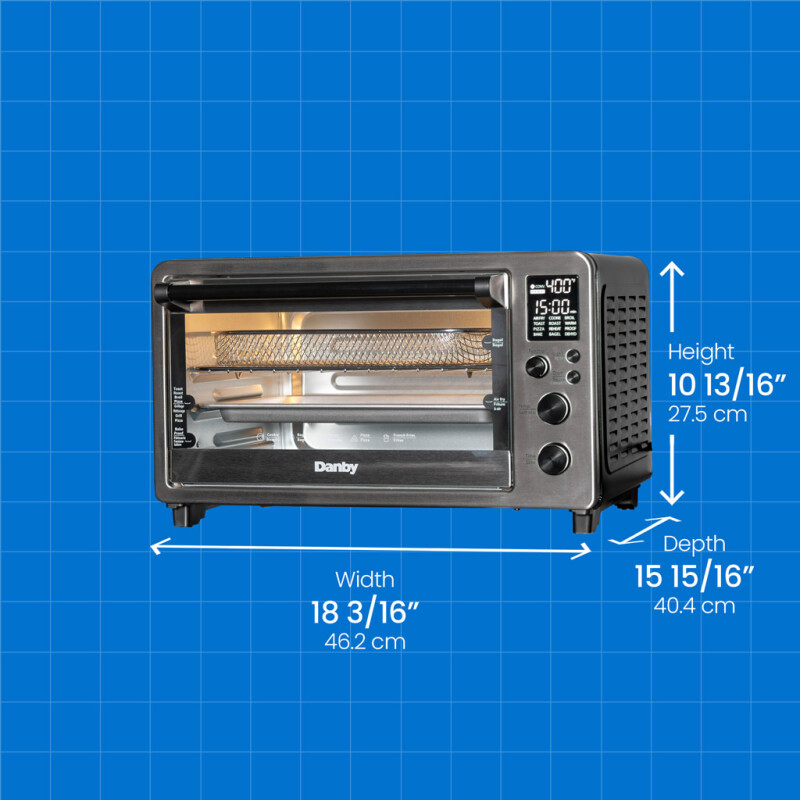 25l Extra-large 12-in-1 Toaster Oven & Air Fryer DBTO009D1BSS