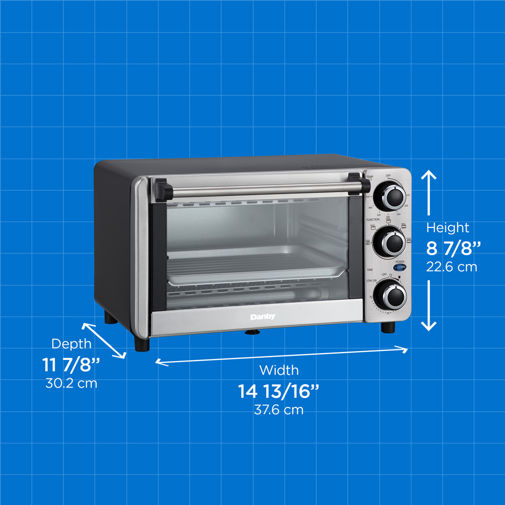 0.4 Cu. Ft./12l 4 Slice Countertop Toaster Oven DBTO0412BBSS