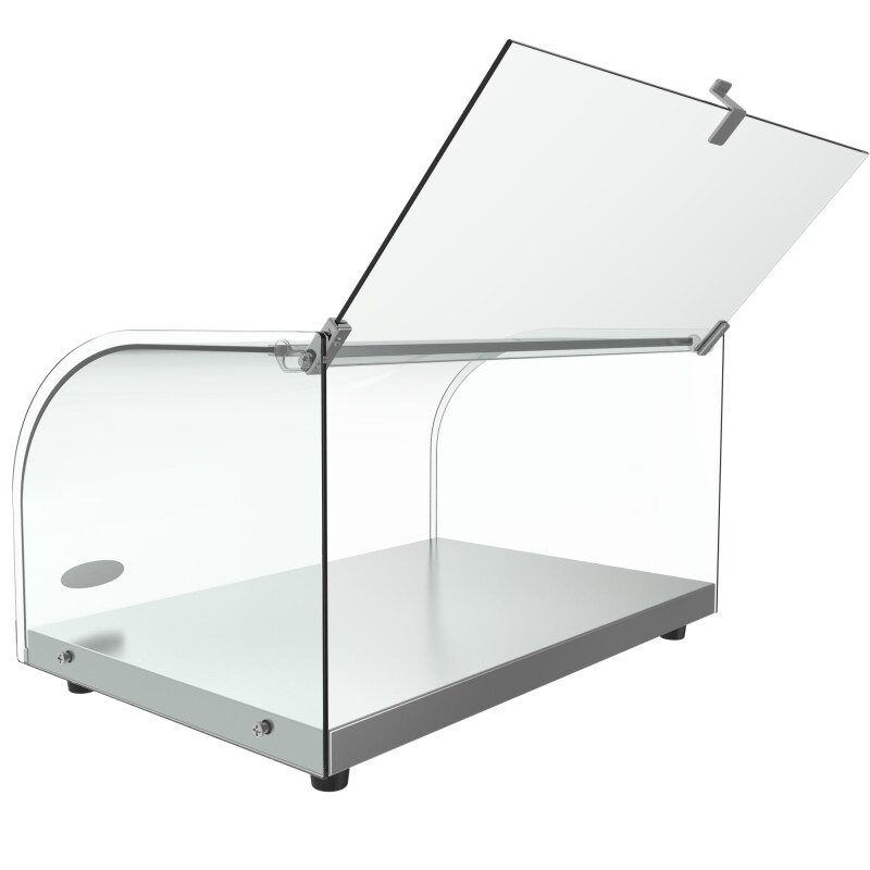 22 in. Countertop Bakery Display Case with Front Curved Glass and Rear Door, 0.9 cu. ft DC1C, product image 3 of 11
