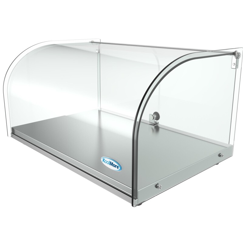 22 in. Countertop Bakery Display Case with Front Curved Glass and Rear Door, 0.9 cu. ft DC1C, product image 7 of 11