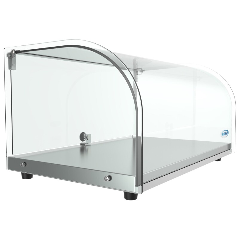 22 in. Countertop Bakery Display Case with Front Curved Glass and Rear Door, 0.9 cu. ft DC1C, product image 9 of 11