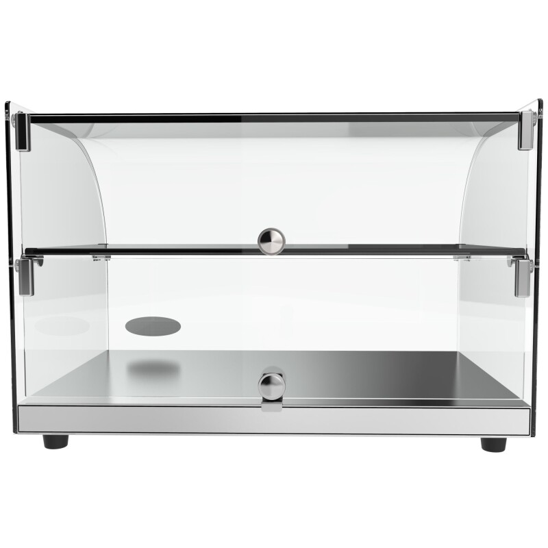 22 in. Commercial Countertop Bakery Display Case with Front Curved Glass and Rear Door, 1.5 cu. ft DC2C, product image 4 of 10