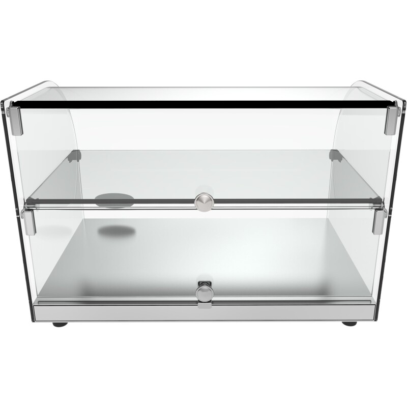 22 in. Commercial Countertop Bakery Display Case with Front Curved Glass and Rear Door, 1.5 cu. ft DC2C, product image 5 of 10