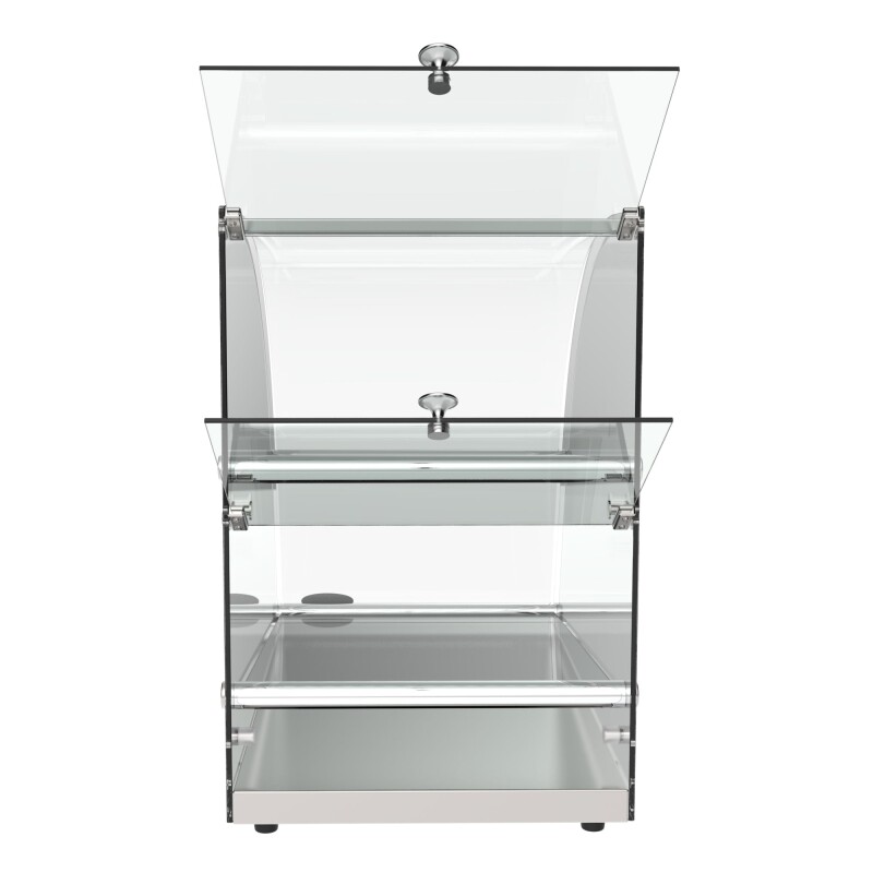 14 in. Commercial Countertop Bakery Display Case with Front Curved Glass and Rear Door, 2.4 cu. ft DC2CN, product image 3 of 11