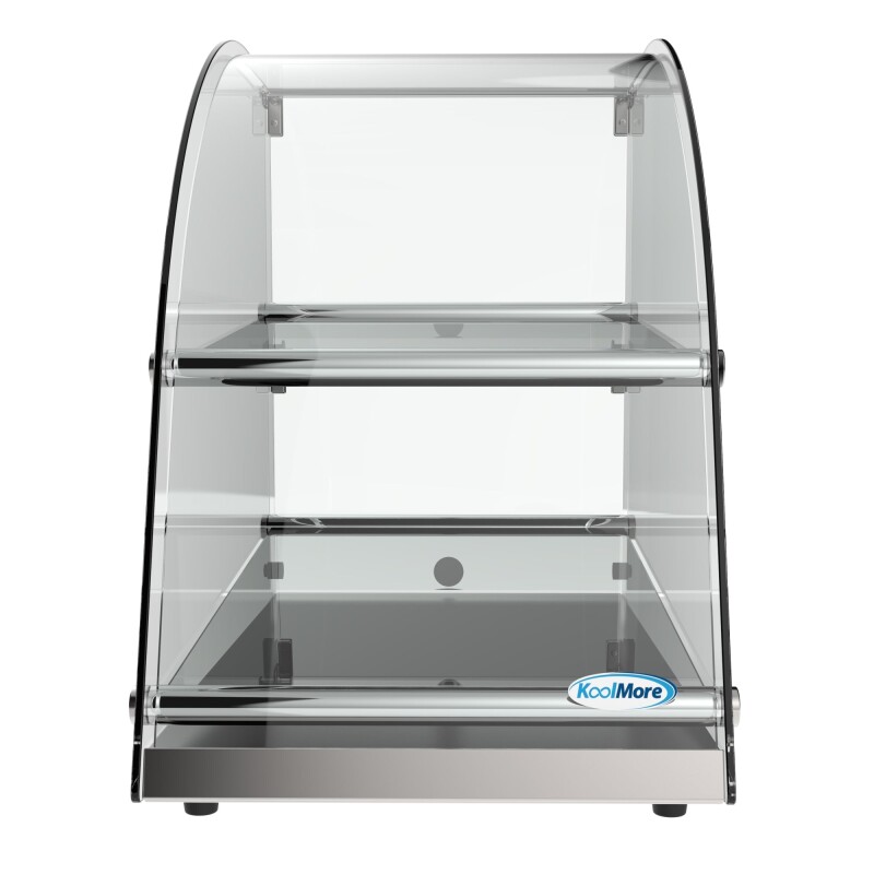 14 in. Commercial Countertop Bakery Display Case with Front Curved Glass and Rear Door, 2.4 cu. ft DC2CN, product image 5 of 11