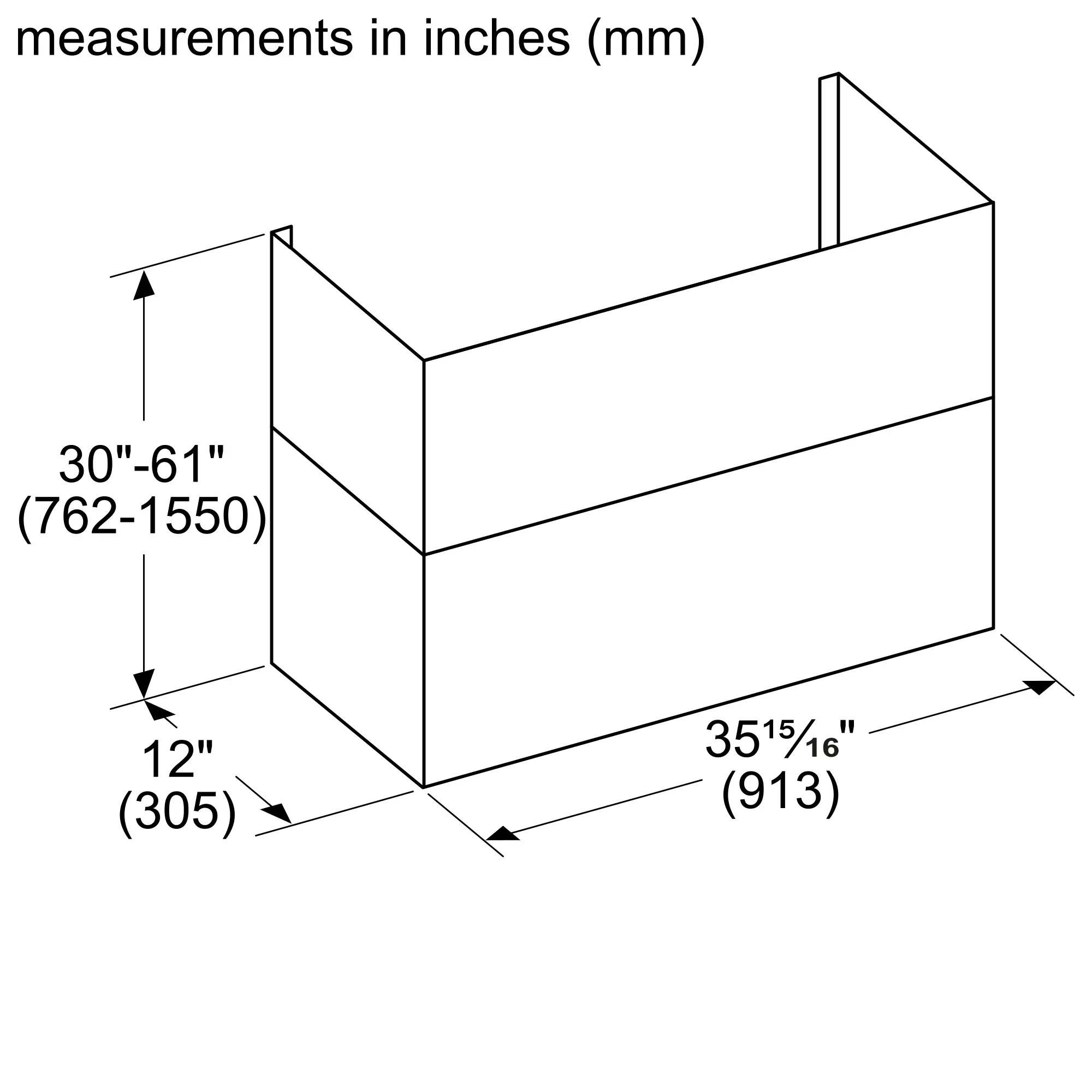 Chimney 531 Mm DC361012W