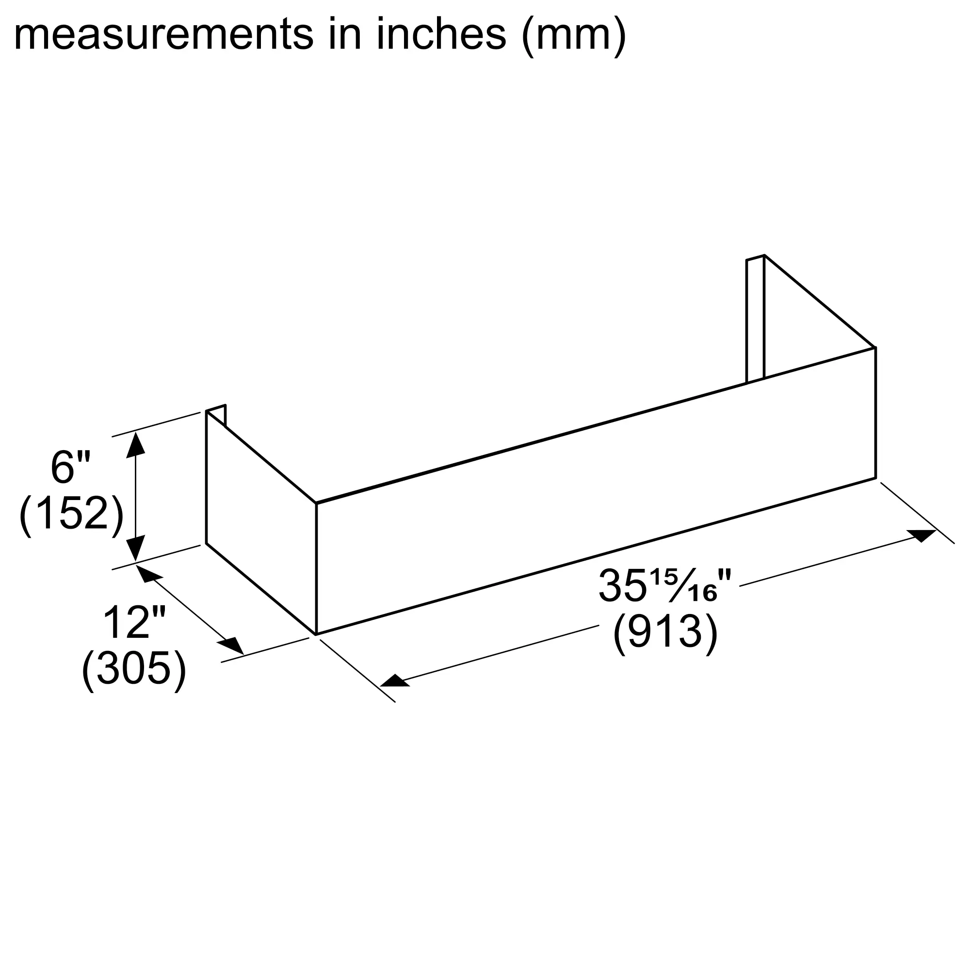 Chimney 913 Mm DC366W