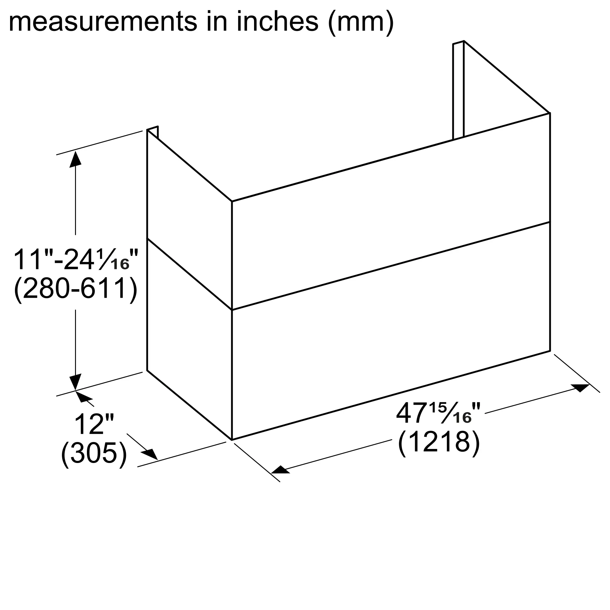 Chimney 836 Mm DC4889W