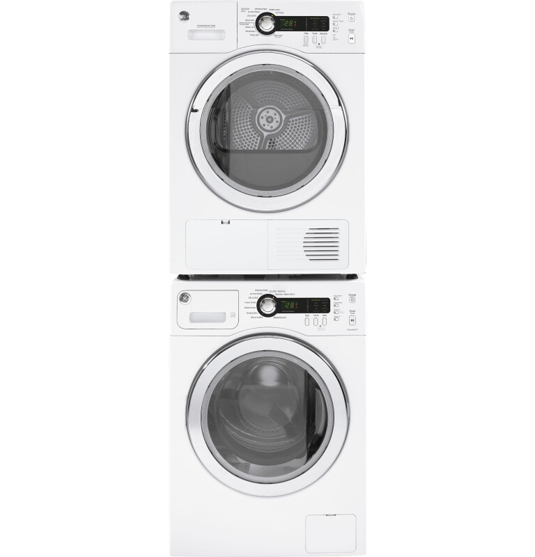 4.0 Cu.Ft. Stainless Steel Capacity 24" Ventless Condenser Frontload Electric Dryer DCCH480EKWW, product image 3 of 9