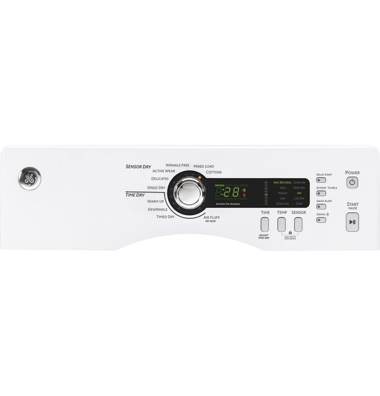 4.0 Cu.Ft. Stainless Steel Capacity 24" Ventless Condenser Frontload Electric Dryer DCCH480EKWW, product image 6 of 9