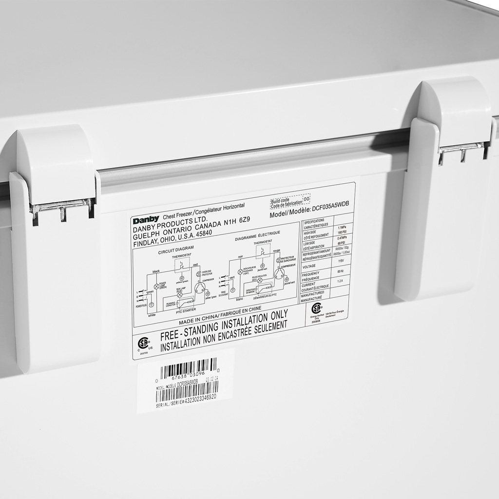 3.5 cu. ft. Chest Freezer DCF035A5WDB