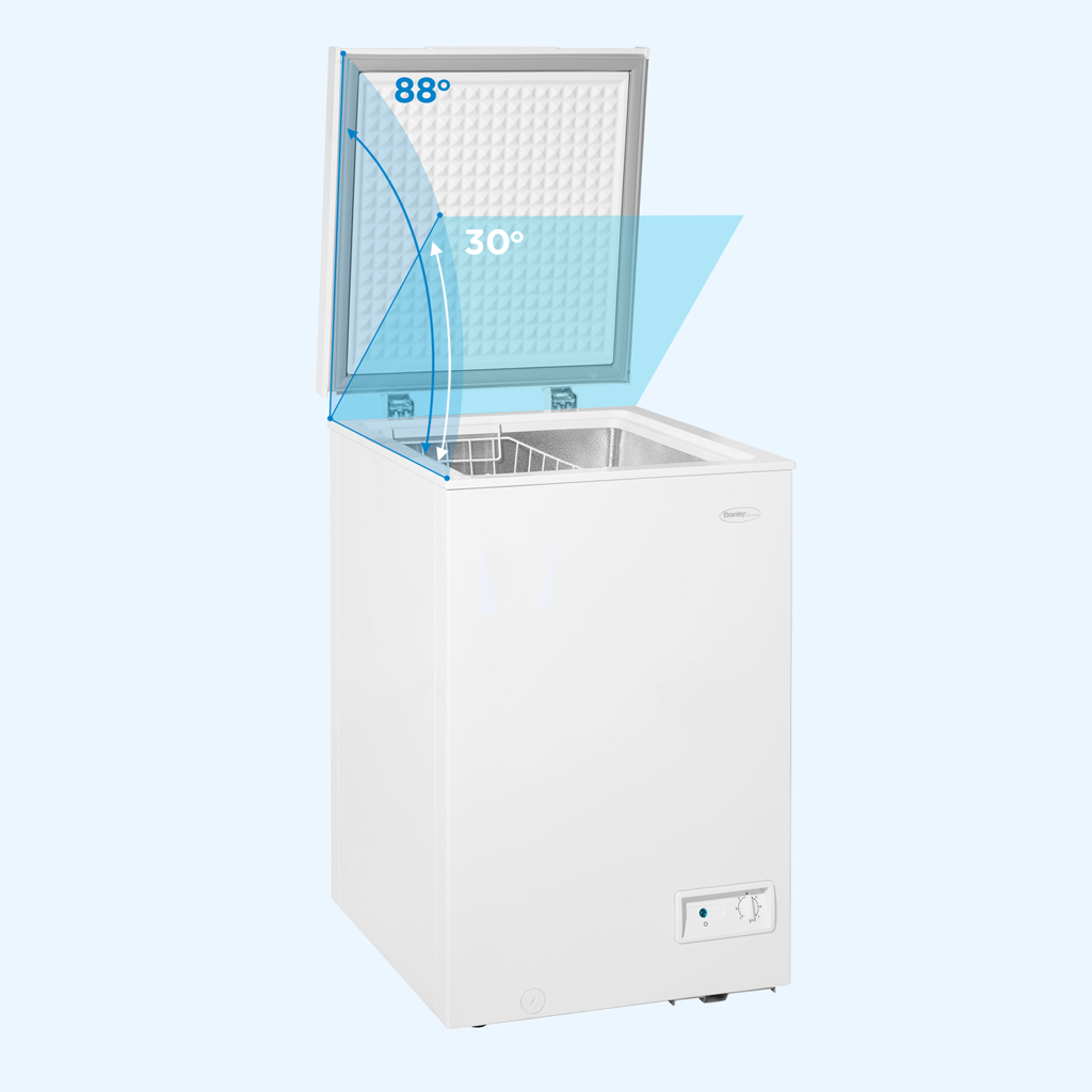 3.5 cu. ft. Square Model Chest Freezer DOE DCF035A6WM
