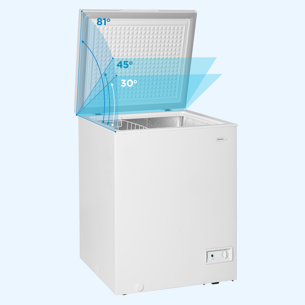 5.0 cu. ft. Square Model Chest Freezer DOE DCF050A6WM