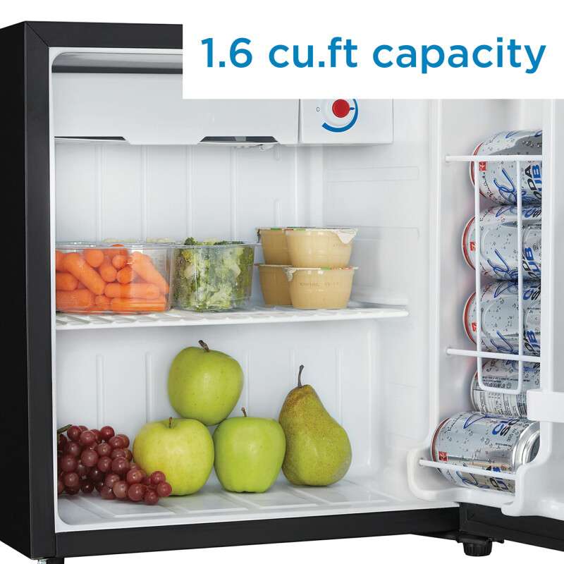 Designer 1.6 cu. ft. Compact Fridge DCR016A3BSLDD