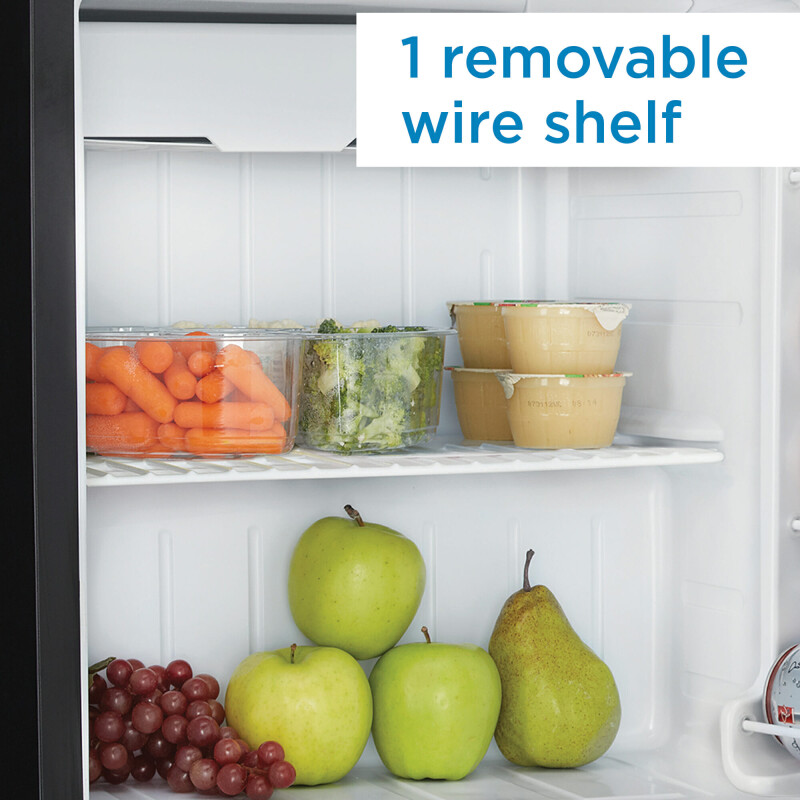 Designer 1.6 cu. ft. Compact Fridge DCR016A3BSLDD