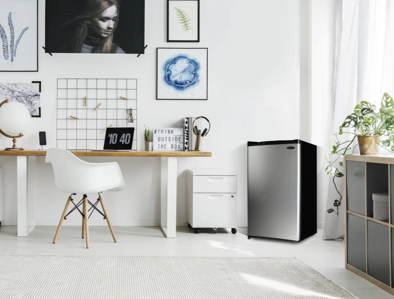 Designer 3.2 cu. ft. Compact Refrigerator DCR032C1BSLDD3