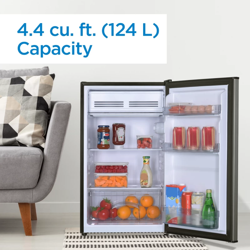 Diplomat 4.4 cu. ft. Compact Refrigerator DCR044B1SLM6