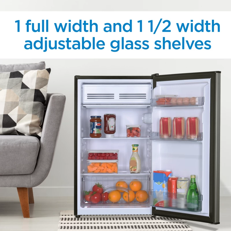 Diplomat 4.4 cu. ft. Compact Refrigerator DCR044B1SLM6