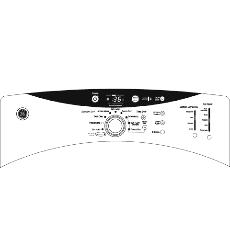 7.0 Cu.Ft. Super Capacity Electric Dryer DCVH680EJMS, product image 7 of 8