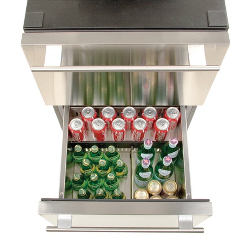 Undercounter Dual Drawer RefrigeratorUndercounter Dual Drawer Refrigerator DD400RS