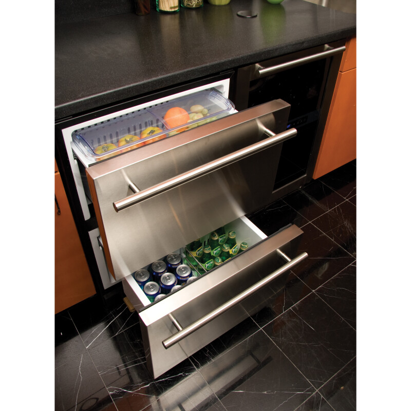 Undercounter Dual Drawer RefrigeratorUndercounter Dual Drawer Refrigerator DD400RS