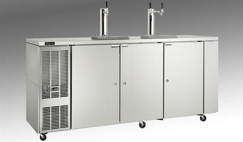 Portable Perlick Concessionaire Direct-Draw Cabinet Beer Dispensers are a staple at stadiums and large venues that host big events. DDC68