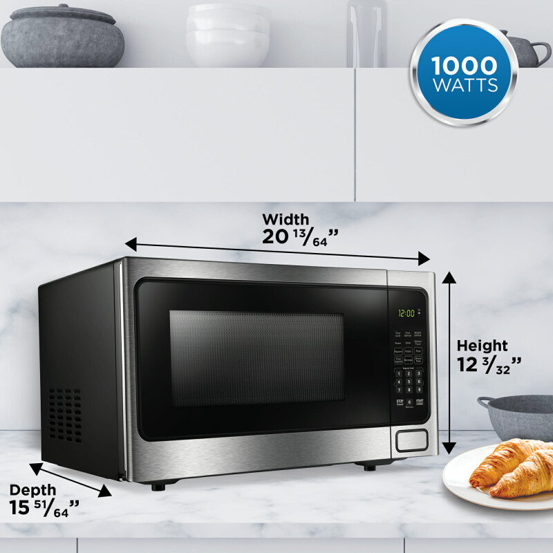 Designer 1.1 cu. ft. Countertop Microwave DDMW1125BBS