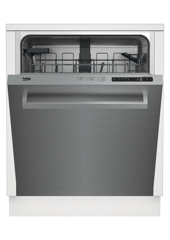 Full Size Stainless Dishwasher, 14 place settings, 48 dBa, Top Control DDN25401X