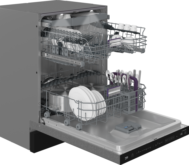 Dishwasher with (16 place settings,45) DDT38532XIHHW