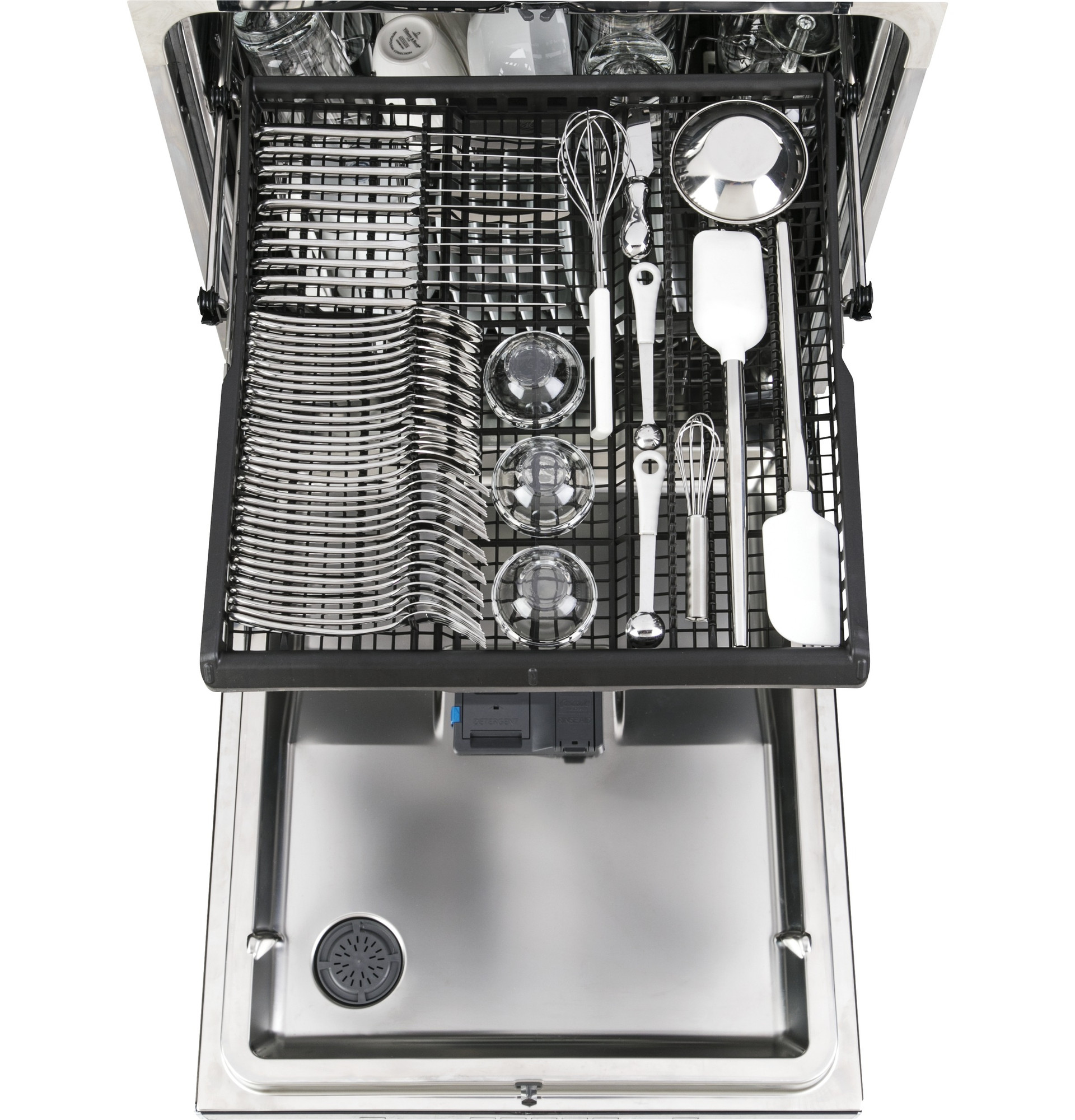 series by GE Stainless Steel Interior Dishwasher with Hidden Controls DDT595SMJES