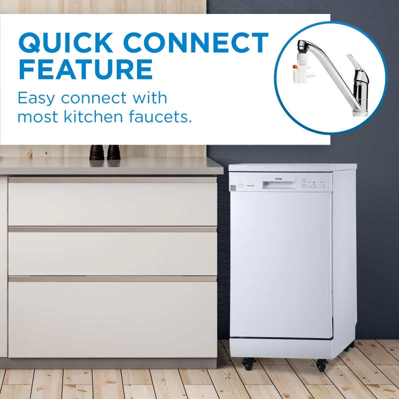 18″ Wide Portable Dishwasher view 23