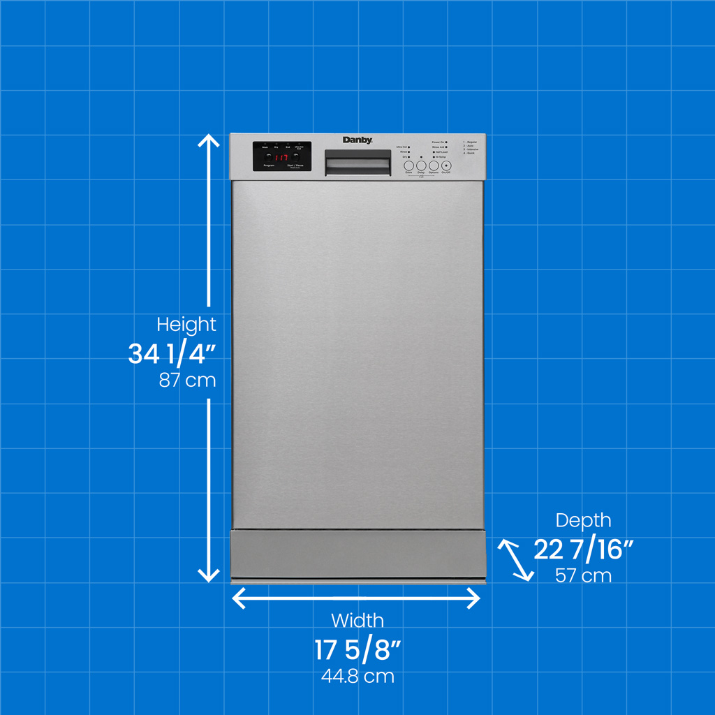 18″ Wide Built-in Dishwasher view 10