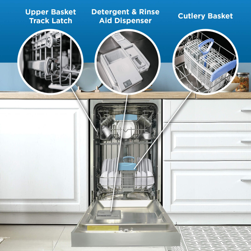 18″ Wide Built-in Dishwasher view 16