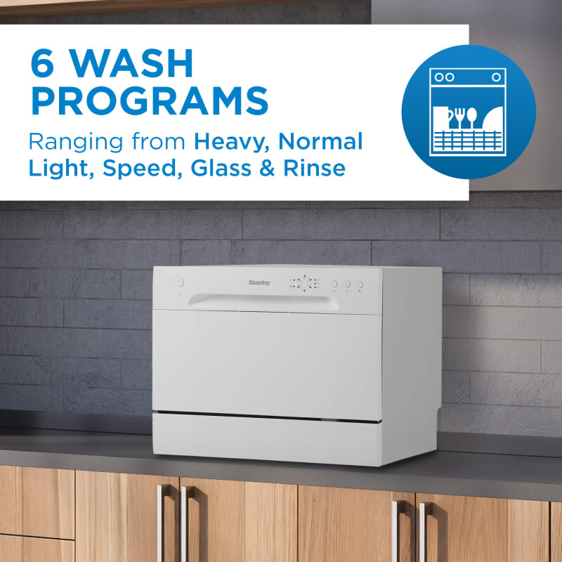6 Place Setting Countertop Dishwasher view 25