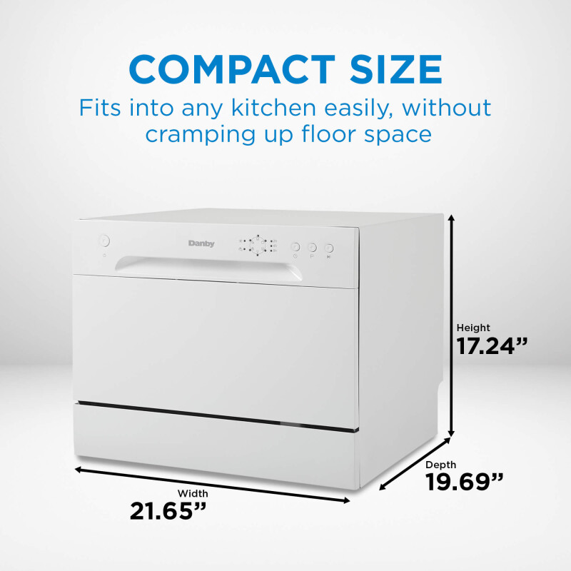 6 Place Setting Countertop Dishwasher view 14