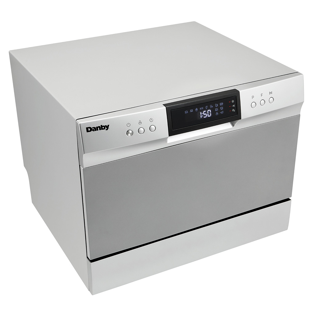 6 Place Setting Countertop Dishwasher in Silver view 27