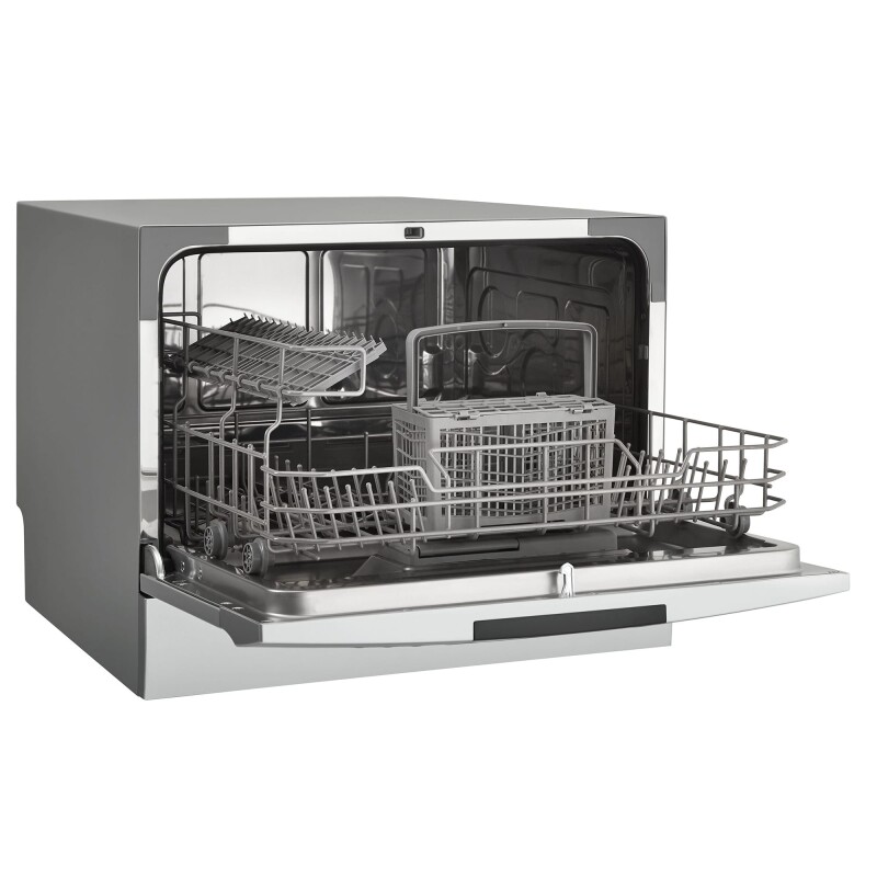 6 Place Setting Countertop Dishwasher in Silver view 24