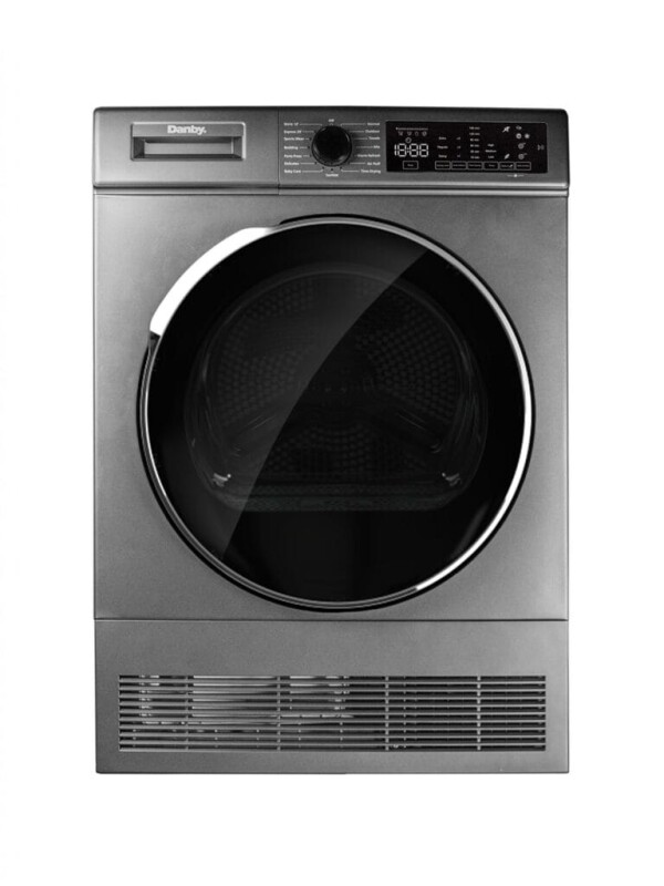 24" Front Load Condenser Tumble Dryer, ESTAR DDY040D1DSDB