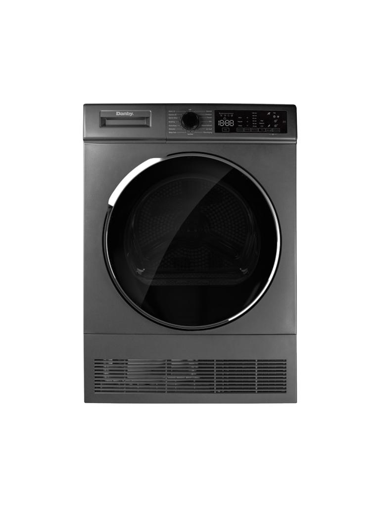 24" Front Load Condenser Tumble Dryer, ESTAR DDY040D1DSDB