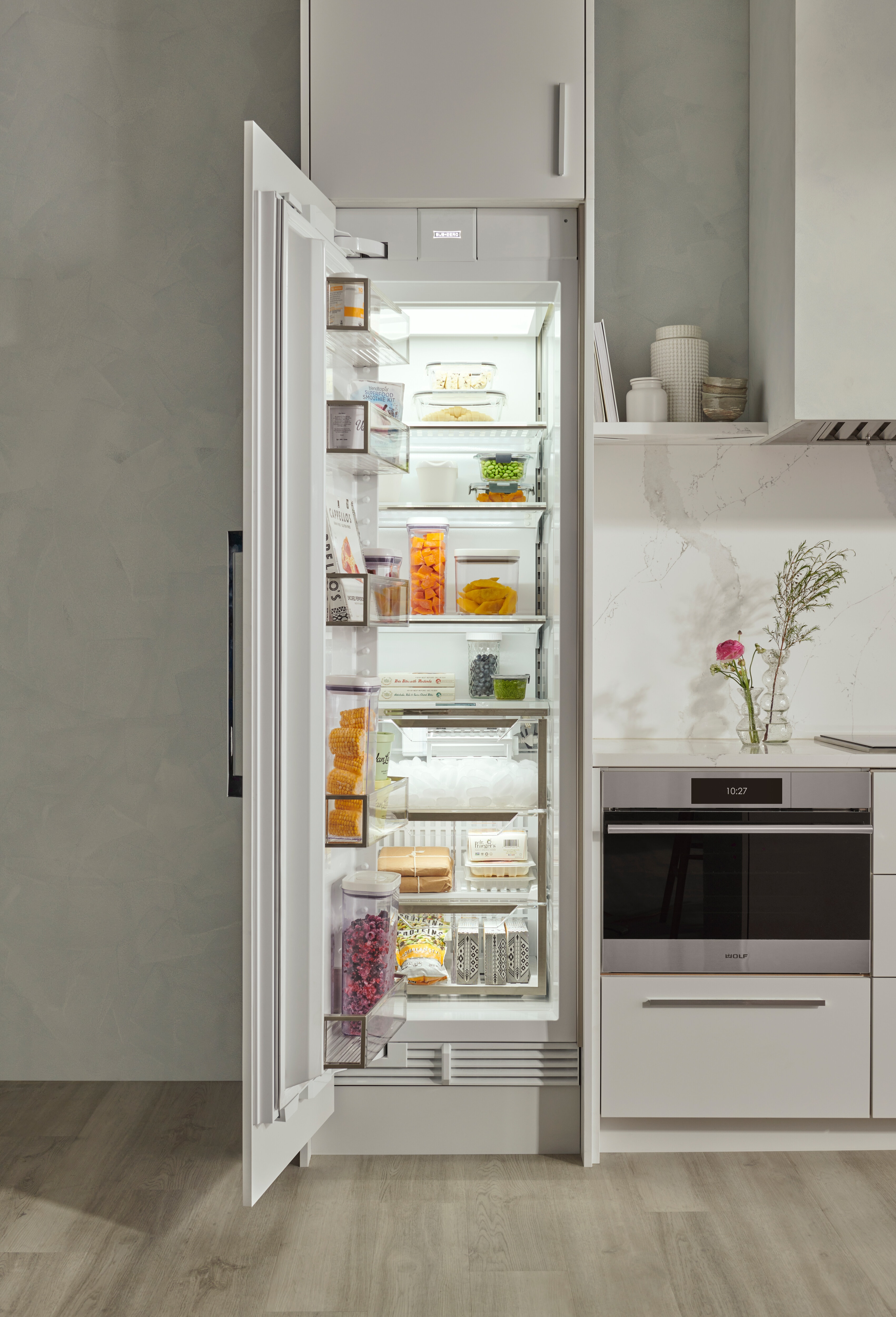 24" Designer Column Freezer with Ice Maker - Right Hinge DEC2450FIR