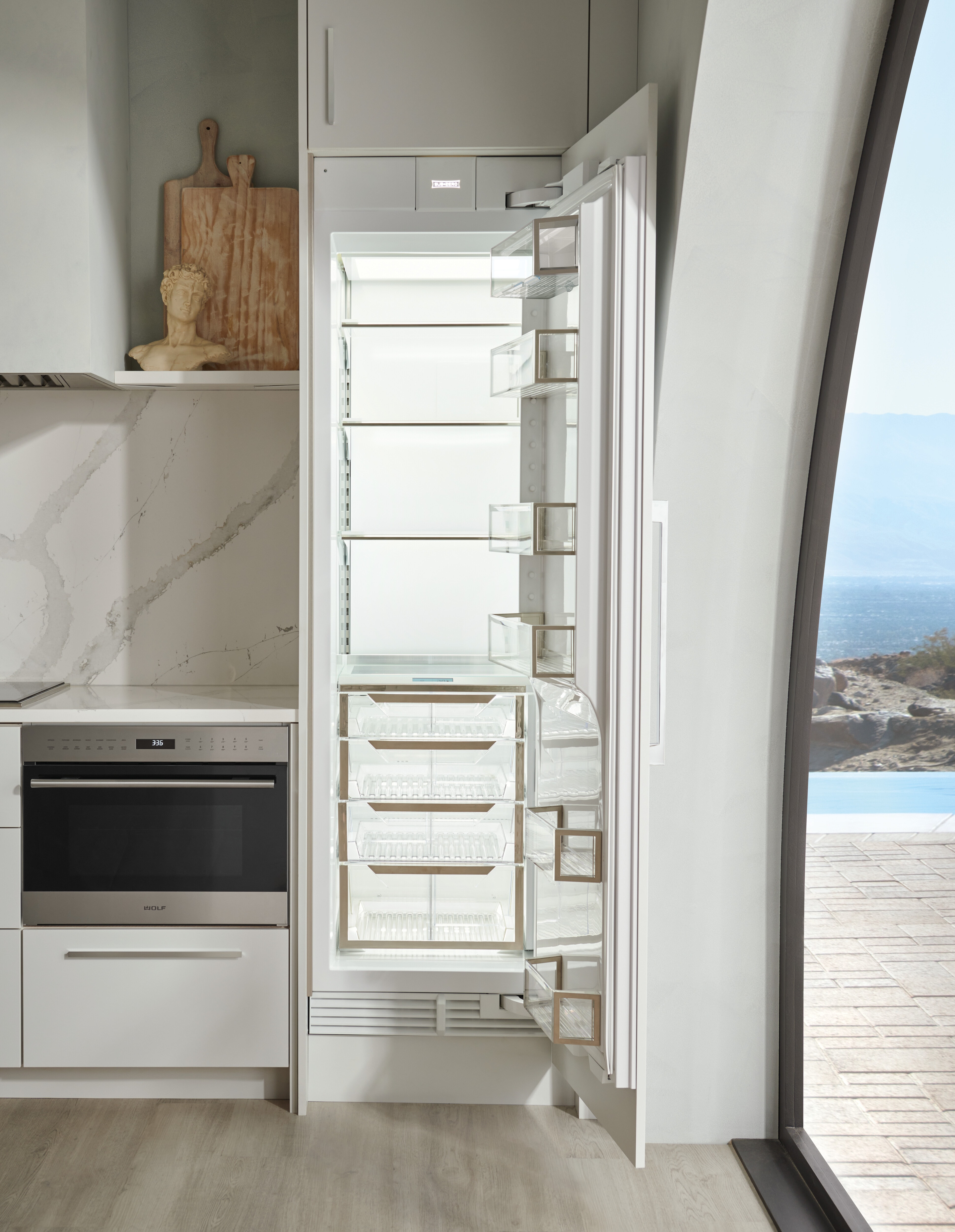 24" Designer Column Refrigerator - Left Hinge DEC2450RL