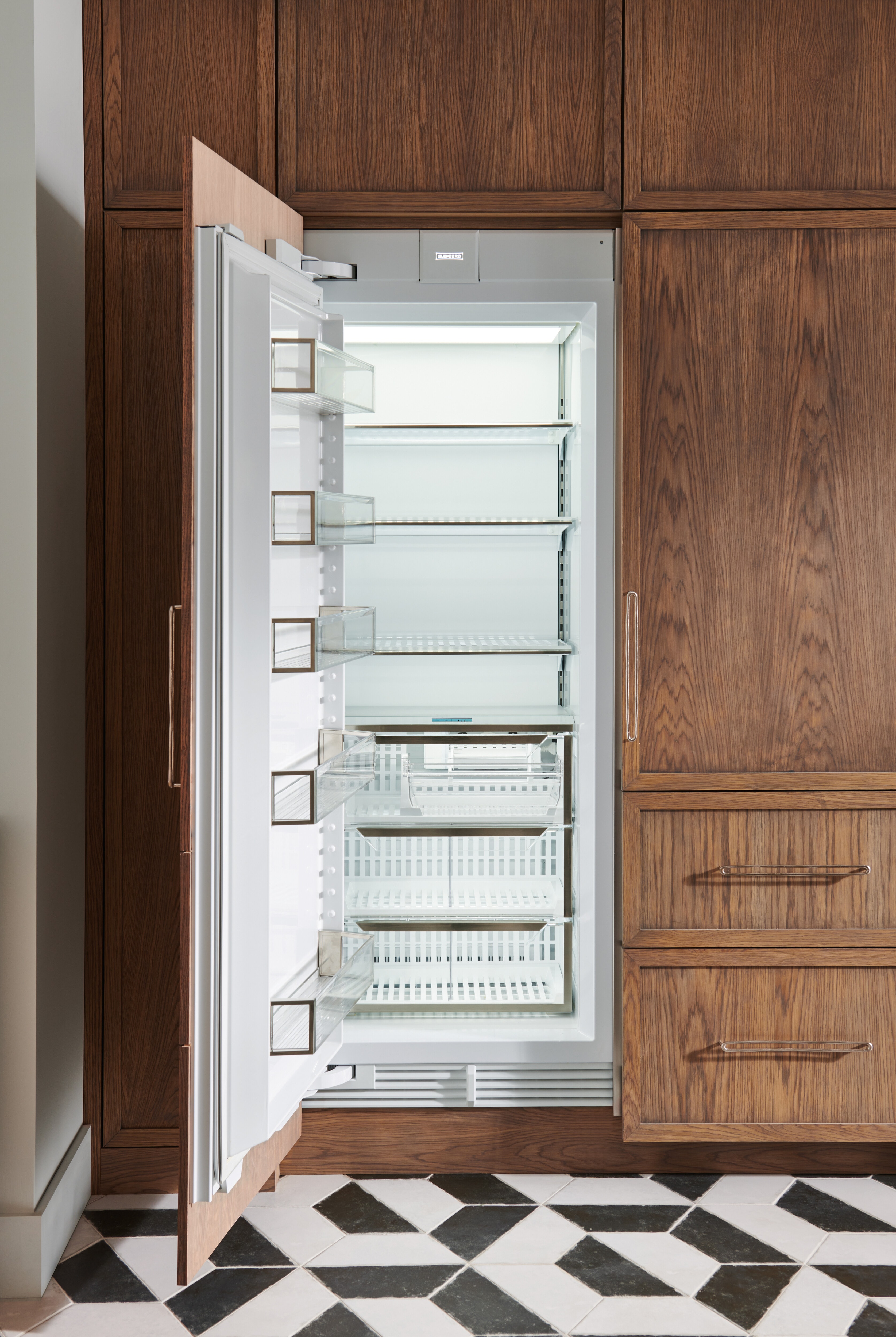 30" Designer Column Freezer with Ice Maker - Right Hinge DEC3050FIR