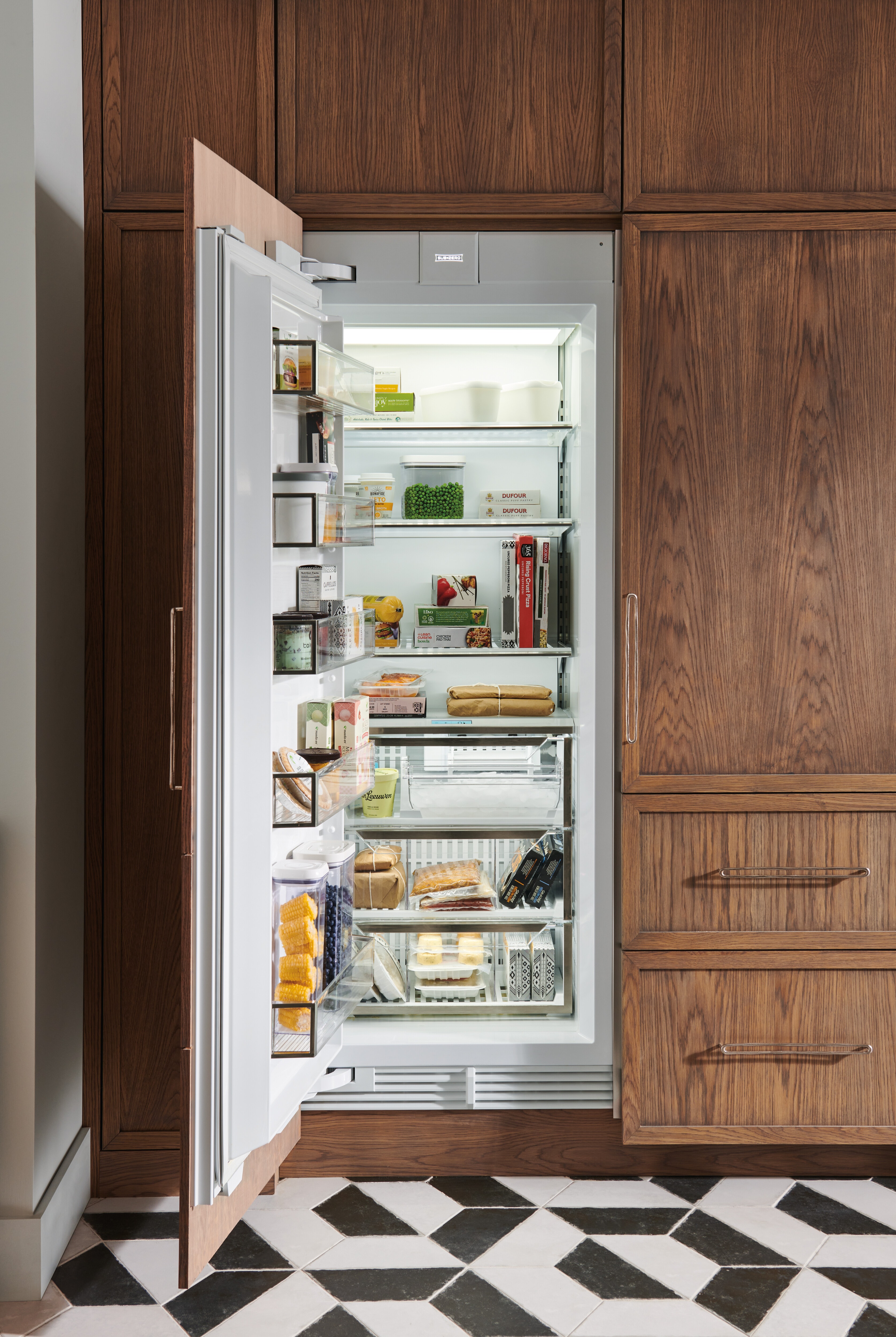 30" Designer Column Freezer with Ice Maker - Right Hinge DEC3050FIR